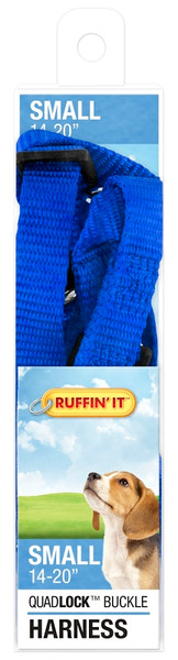 RUFFIN'IT 41472 Adjustable Harness, 5/8 in x 14 to 20 in, Fastening Method: Buckle, Nylon Harness, Assorted [SKU: ORG4768032]