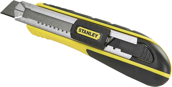 FATMAX 10-481 Utility Knife, 18 mm W Blade, Steel Blade, Black/Yellow Handle [SKU: ORG7924277]