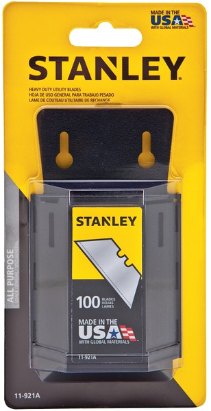 STANLEY 11-921A Utility Blade, 2-7/16 in L, HCS, 2-Point [SKU: ORG0428482]