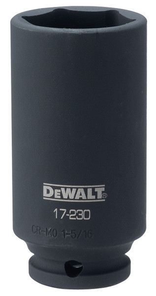 DeWALT DWMT17230B Impact Socket, 1/2 in Drive, 6-Point, CR-440 Steel, Black Oxide [SKU: ORG7523970]