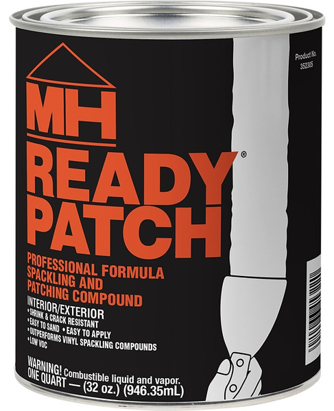 RUST-OLEUM Ready Patch 352305 Spackling and Patching Compound, 1 qt [SKU: ORG2431039]
