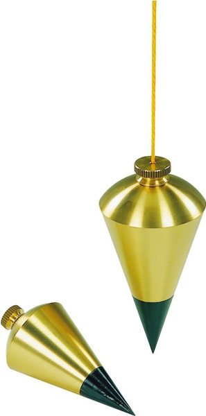 STANLEY 47-973 Plumb Bob, 8 oz, Brass, Lacquered [SKU: ORG1377175]
