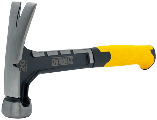 DeWALT DWHT51054 Nailing Hammer, 22 oz Head, Rip Claw, Smooth Head, Steel Head, 14 in OAL [SKU: ORG5893904]
