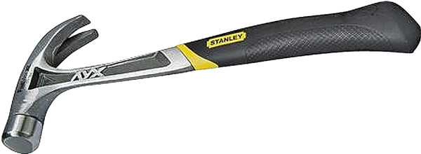 STANLEY 51-162 Nailing Hammer, 16 oz Head, Curved Claw Head, Steel Head, 13-1/8 in OAL [SKU: ORG3139672]