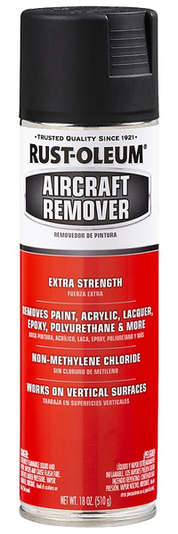 RUST-OLEUM AUTOMOTIVE 352969 Aircraft Paint Remover, Liquid, Solvent-Like, 18 oz, Can [SKU: ORG2431203]