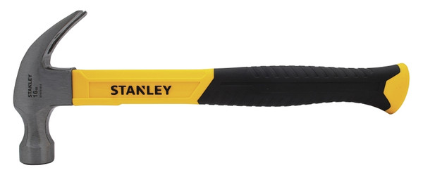 STANLEY STHT51512 Nailing Hammer, 16 oz Head, Curved Claw Head, Steel Head, 13 in OAL [SKU: ORG3267747]