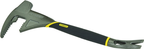 STANLEY 55-099 Utility Bar, 18 in L, Beveled Tip, 1-1/2 in Claw Blade Width Tip, Steel, 1 in Dia, 5 in W [SKU: ORG0371732]