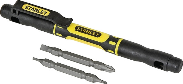 STANLEY 66-344 Pocket Screwdriver, 5-1/4 in OAL, Plastic Handle [SKU: ORG6136154]