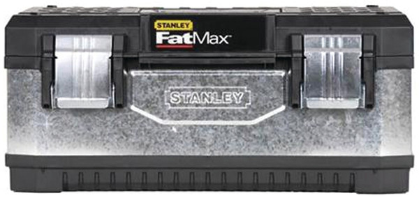 STANLEY FMST20061 Tool Box, 4.4 gal, Metal/Plastic, Black/Gray, 2-Compartment [SKU: ORG6973291]