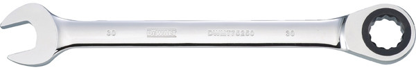 DeWALT DWMT75250OSP Combination Wrench, Metric, 30 mm Head, 16-23/32 in L, Chrome, Comfort-Grip Handle [SKU: ORG7517840]