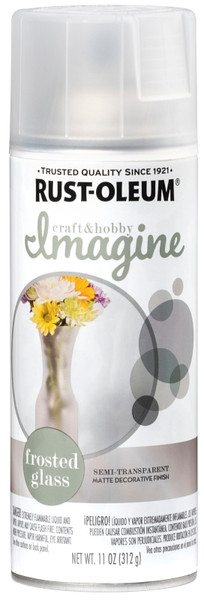 RUST-OLEUM 354049 Spray Paint, Frosted, 11 oz, Aerosol Can [SKU: ORG2430486]