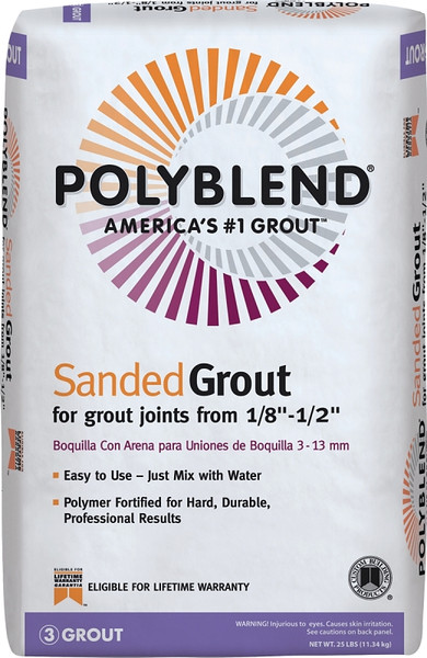 CUSTOM PBG16525 Tile Grout, Powder, Characteristic, DeLorean Gray, 25 lb Bag [SKU: ORG6720031]