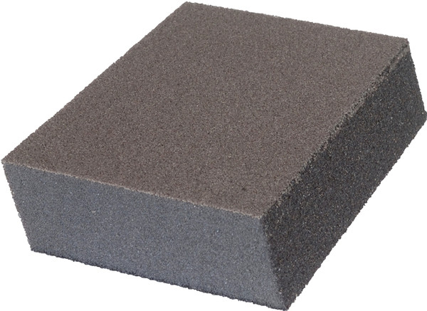 NORTON MultiSand 00936 Sanding Sponge, 4-7/8 in L, 2-7/8 in W, Coarse, Medium, Aluminum Oxide Abrasive [SKU: ORG3307931]