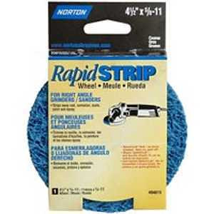 NORTON 04015 Sanding Disc, 4-1/2 in Dia, 5/8-11 Arbor, Non-Woven, Extra Coarse, Aluminum Oxide Abrasive [SKU: ORG3307576]
