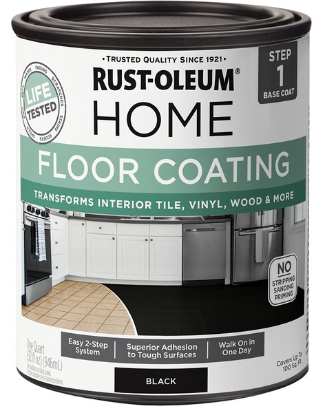 RUST-OLEUM Home 365930 Premix Base Coating, Black, 1 qt [SKU: ORG7447618]