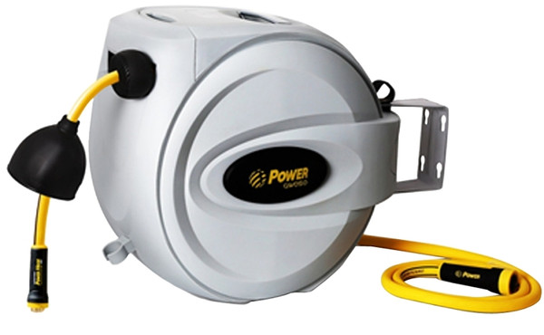 POWER JET BL-GW075 Retractable Power Hose Reel, 5/8 in Hose, 70 ft L Hose [SKU: ORG4133310]
