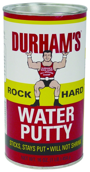 DURHAM'S Rock Hard 1 Water Putty, Cream, 1 lb Can [SKU: ORG6367379]