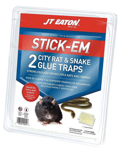 J.T. EATON STICK-EM 100N-6 Glue Trap, 10-1/2 in W, 12-1/2 in H [SKU: ORG8937450]