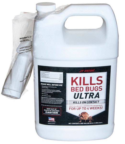 J.T. EATON 218-W1G Bed Bug Insecticide, Spray Application, 1 gal Jug [SKU: ORG2151462]