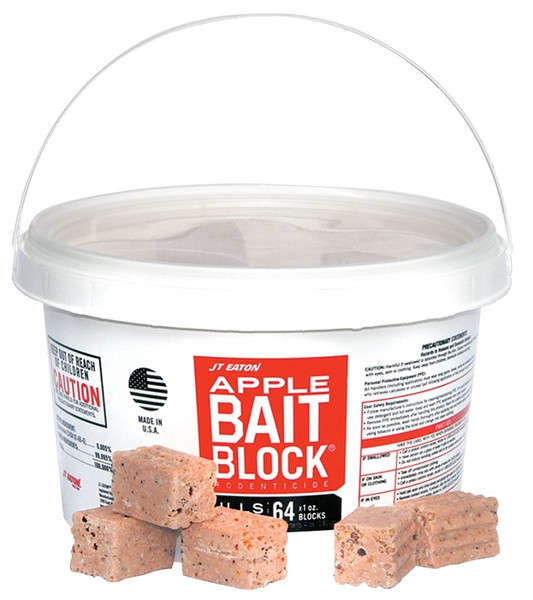 J.T. EATON 704AP Bait Block Rat and Mouse Poison, 4 lb Pail [SKU: ORG4437661]