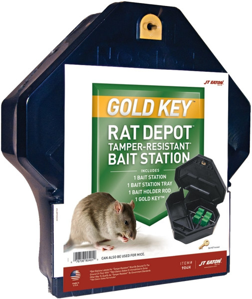J.T. EATON 904H Bait Station, 10-1/4 in L, 11.4 in W, 3-1/2 in H, Plastic [SKU: ORG1573237]