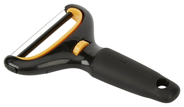 Goodcook 20331 Cheese Slicer, Stainless Steel Blade, Plastic Handle, Black [SKU: ORG7345507]