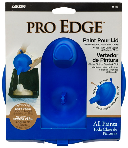 Linzer FL100 Pro Edge Paint Pour Lid, Plastic, Blue [SKU: ORG8248221]