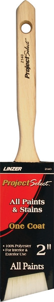 Linzer WC 2140-2 Paint Brush, 2 in W, 2-3/4 in L Bristle, Polyester Bristle, Sash Handle [SKU: ORG7365679]