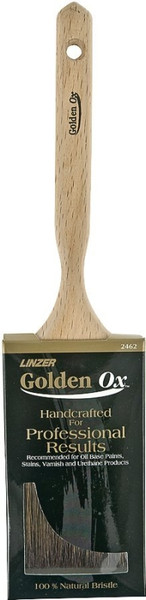 Linzer WC 2462-2 Paint Brush, 2 in W, 2-1/2 in L Bristle, China Bristle, Flat Sash Handle [SKU: ORG1081322]