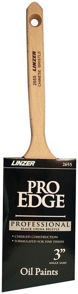 Linzer 2655-3 Paint Brush, 3 in W, 3-1/4 in L Bristle, China Bristle, Sash Handle [SKU: ORG6007645]