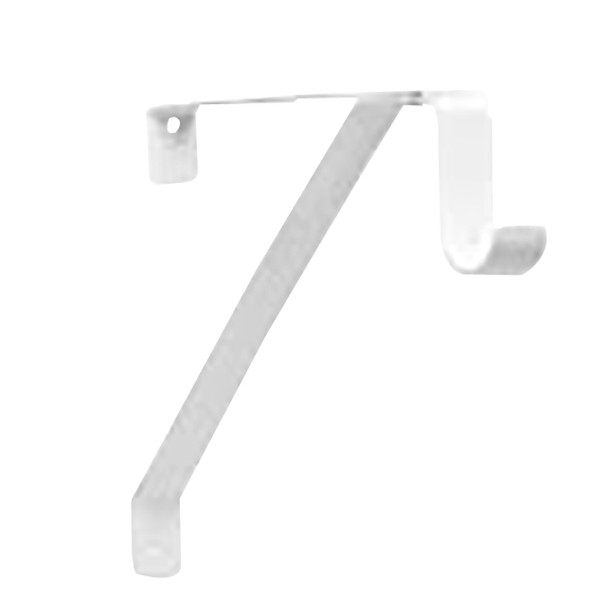 Knape & Vogt RP-0043-WT Shelf and Rod Bracket, 150 lb, Steel [SKU: ORG6857403]