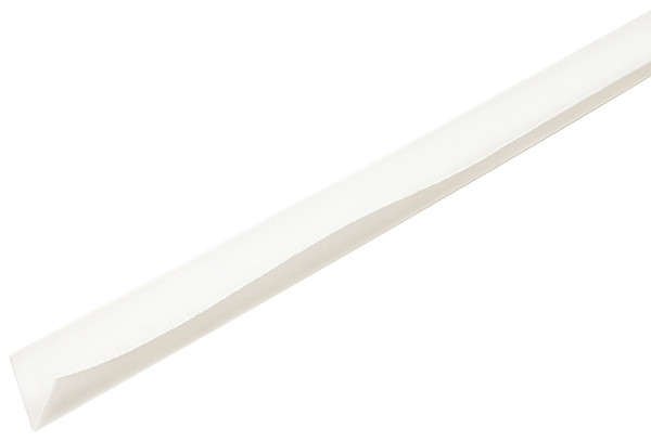 Frost King M13WH Weatherstrip, 7/8 in W, 17 ft L, Polypropylene, White [SKU: ORG3163623]