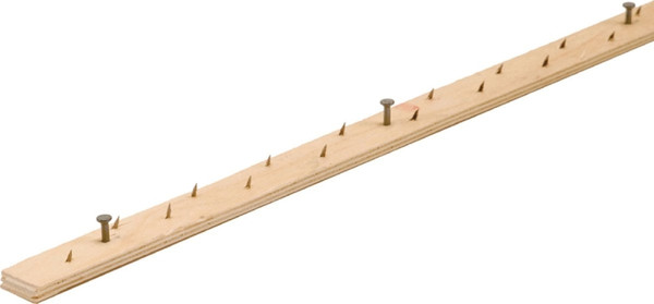 M-D 75322/75311 Carpet Tack Strip, 48 in L, 1 in W, Plywood, Nail Fastener [SKU: ORG1137215]