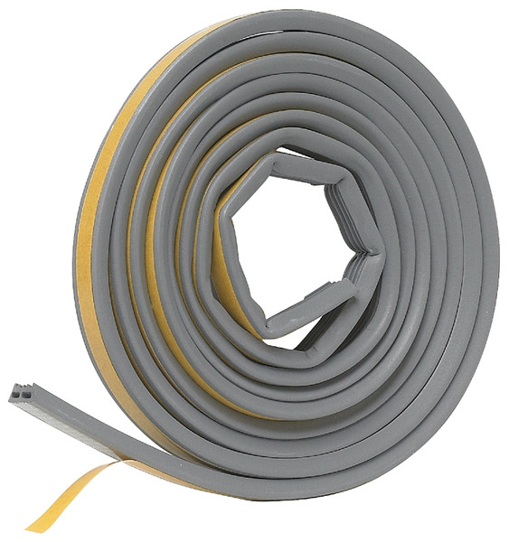 Frost King V27GA Weatherseal, 9/16 in W, 10 ft L, EPDM Rubber, Gray [SKU: ORG4744108]