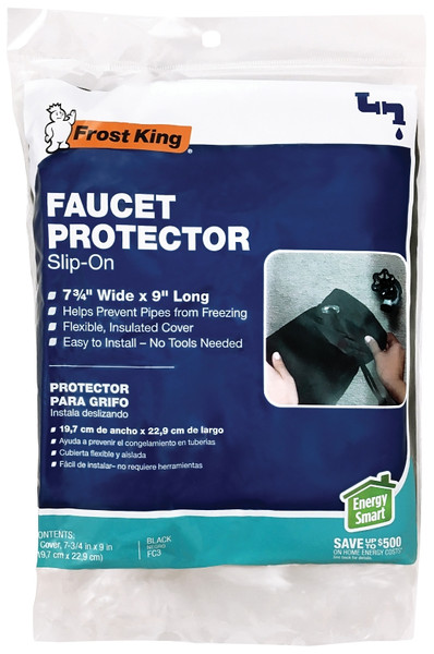 Frost King FC3 Protector, Nylon, Black, For: Faucet [SKU: ORG2798437]