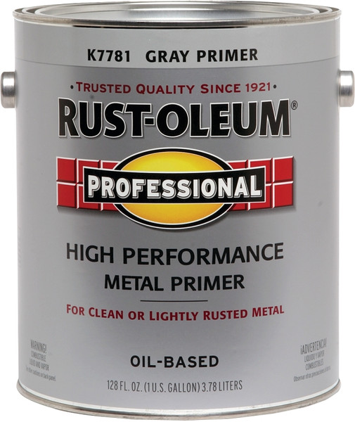 RUST-OLEUM PROFESSIONAL K7781402 Rusty Metal Primer, Flat, Gray Primer, 1 gal [SKU: ORG5338843]