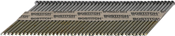 Bostitch PT-10D131FH25 Framing Nail, 3 in L, Steel, Clipped Head, Smooth Shank [SKU: ORG4749750]