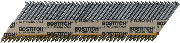 Bostitch PT-16D131FH2 Framing Nail, 3-1/2 in L, Steel, Clipped Head, Smooth Shank [SKU: ORG0097485]