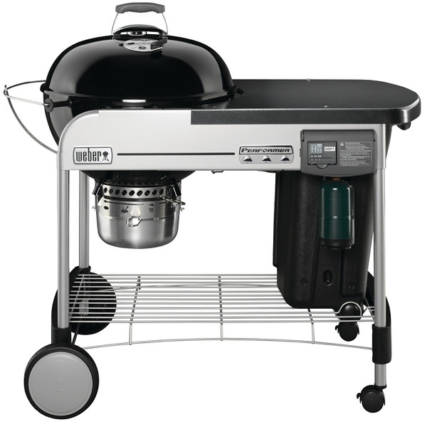 Weber Performer 15501001 Deluxe Charcoal Grill, 363 sq-in Primary Cooking Surface, Black [SKU: ORG9431537]