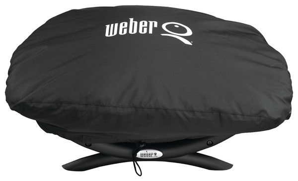 Weber 7110 Grill Cover, 17-1/4 in W, 12-1/2 in H, Polyester, Black [SKU: ORG9508797]