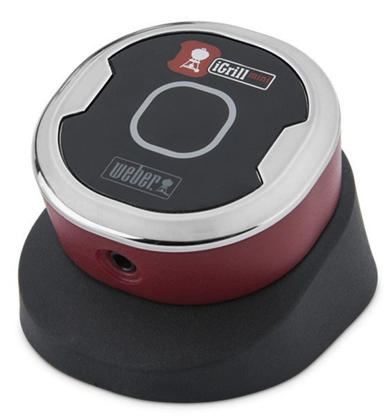 Weber iGrill Mini 7202 Thermometer, -22 to 572 deg F, LED Display, 5 in L Probe, Black [SKU: ORG7675788]