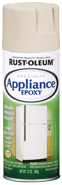 RUST-OLEUM 7882830 Appliance Epoxy Spray Paint, Gloss, Almond, 12 oz, Aerosol Can [SKU: ORG6967269]