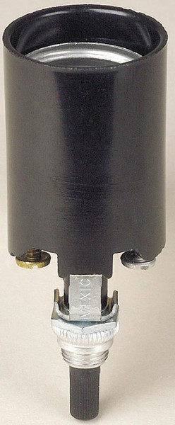 Leviton 4155 Lamp Holder, 250 V, 660 W, Phenolic Housing Material, Black [SKU: ORG4589685]