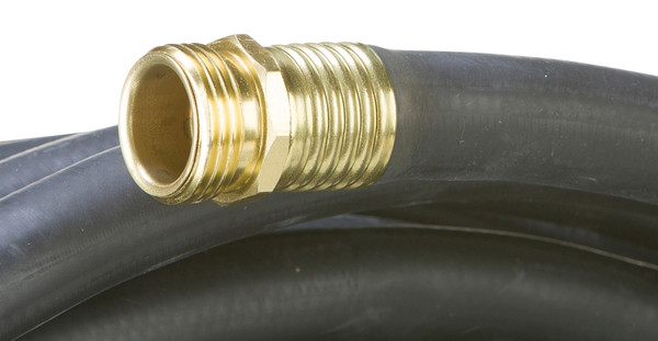 SWAN SGC58100 Garden Hose, 100 ft L, Rubber, Black [SKU: ORG8509481]