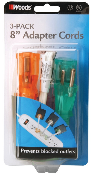 CCI Tradesman 6991 Adapter Cord, 18 AWG Cable, 13 A [SKU: ORG8225369]