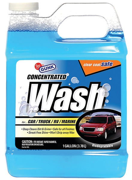 GUNK VW5 Car and Truck Wash, 1 gal Bottle, Liquid, Pleasant [SKU: ORG1360379]