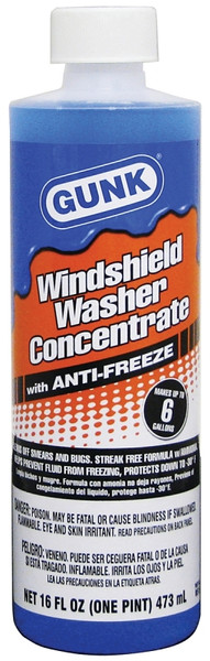 GUNK M516 Windshield Washer Fluid, 16 fl-oz Bottle [SKU: ORG6911119]