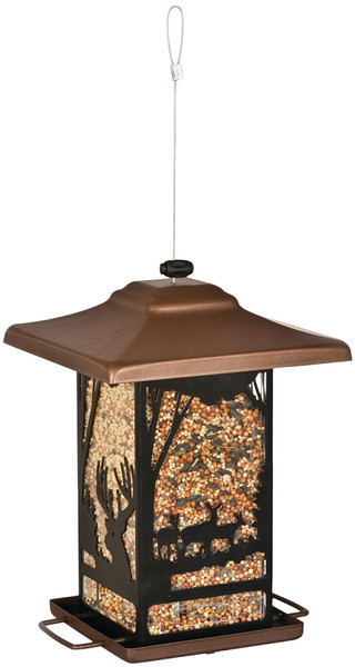 Perky-Pet 8504-2 Wild Bird Feeder, Wilderness Lantern, 2 lb, Metal [SKU: ORG6818827]