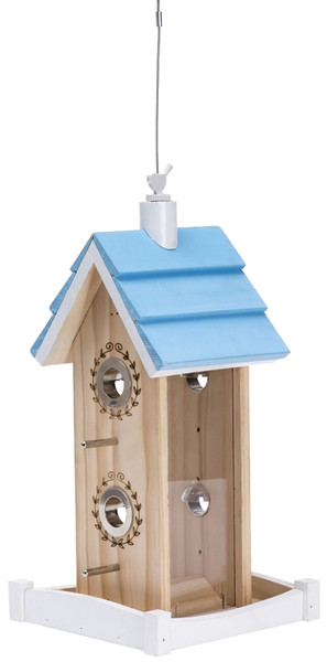 Perky-Pet 50182 Wood Bird Feeder, Birdie B & B, 2 lb, Pine, Hanging Mounting [SKU: ORG4742532]