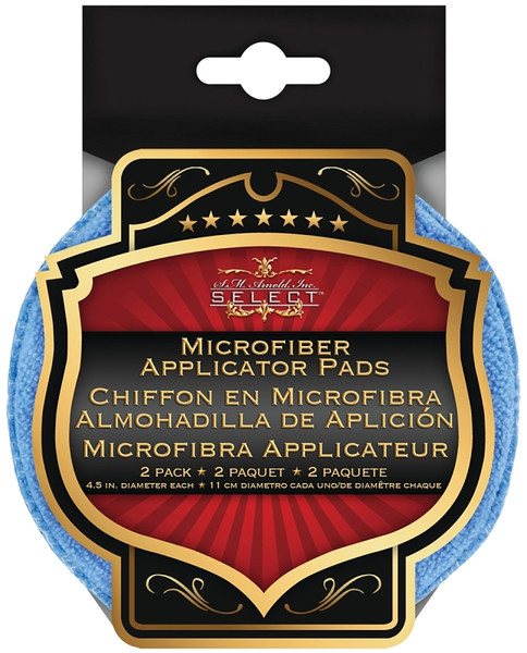 SM ARNOLD 25-522 Applicator Pad, 4-1/2 in, Microfiber Cloth [SKU: ORG8561326]
